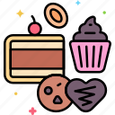 sweets, cake, cupcake, cookie, dessert