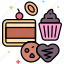 sweets, cake, cupcake, cookie, dessert 