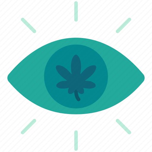 Cannabis, marijuana, plant, drug, addict, eye, drunk icon - Download on Iconfinder