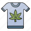 cannabis, marijuana, drug, hemp, weed, shirt, clothes 