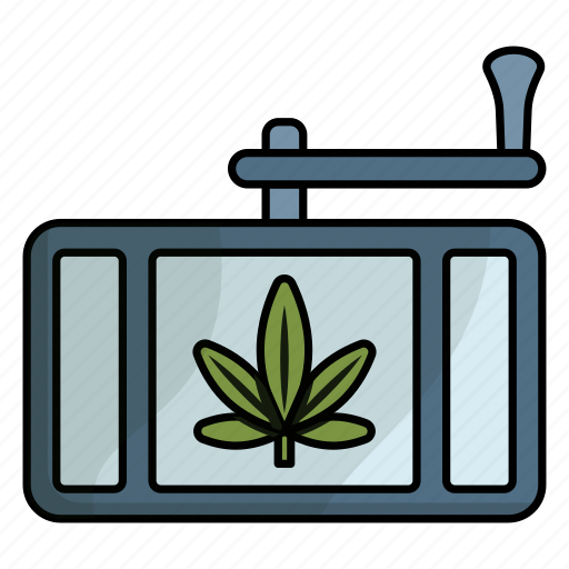 Cannabis, marijuana, drug, hemp, weed, crusher, medication icon - Download on Iconfinder