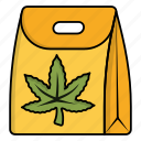 cannabis, marijuana, drug, hemp, weed, packet, bag