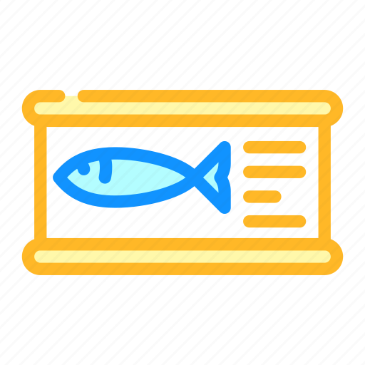 Fish, canned, food, nutrition, corn, peach icon - Download on Iconfinder