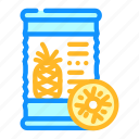 pineapple, canned, food, nutrition, corn, peach