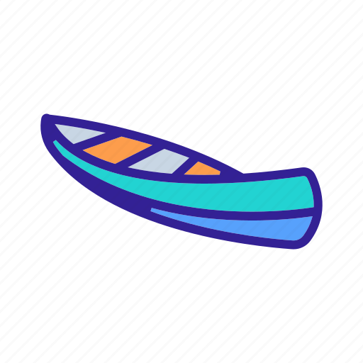 Boat, canoe, canoeing, kayak, oar, ocean, paddle icon - Download on Iconfinder