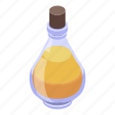 transparent, bottle, canola, isometric