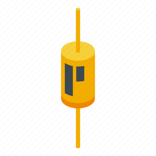 Chip, capacitor, isometric icon - Download on Iconfinder
