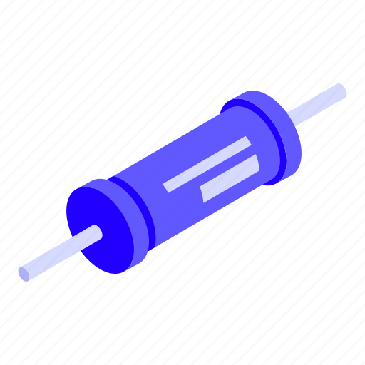 Bipolar, capacitor, isometric icon - Download on Iconfinder