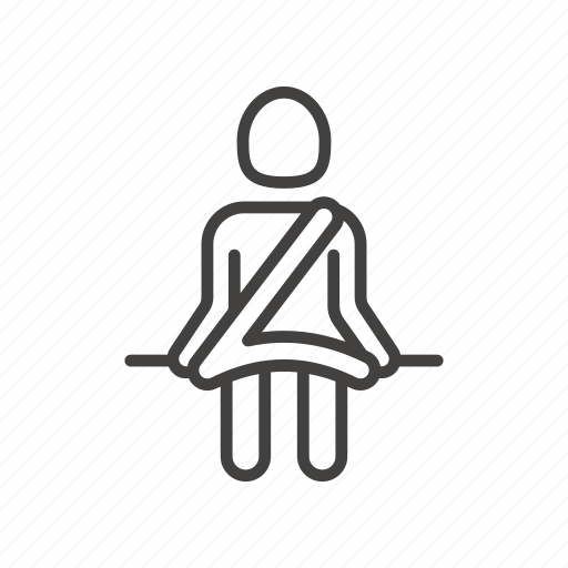 Accident, automobile, car, protection, safety, safety belt, transport icon - Download on Iconfinder