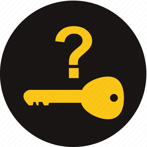 Key, key not in vehicle, key warning, no key, question, warning light, where is key icon - Download on Iconfinder