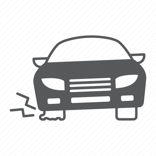 Tire, burst, vehicle, car, accident, leak, automobile icon - Download on Iconfinder