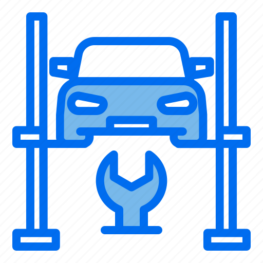 Hydraulic, ramp, jack, lifting, repair, service, car icon - Download on Iconfinder