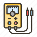 voltmeter, meter, multimeter, electric, equipment