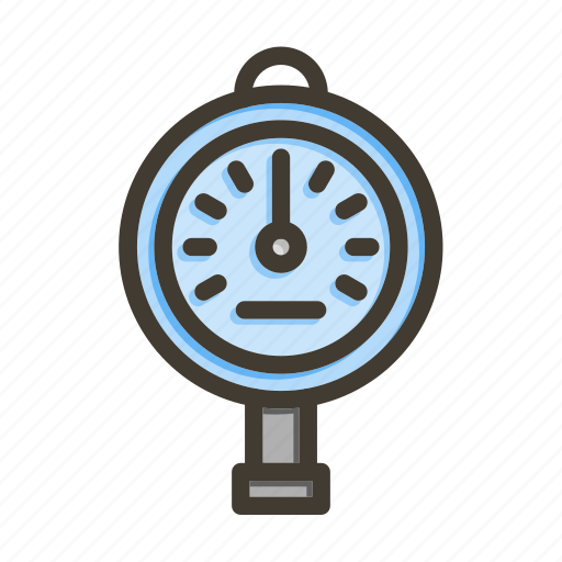 Pressure meter, pressure gauge, meter, gauge, speedometer icon - Download on Iconfinder