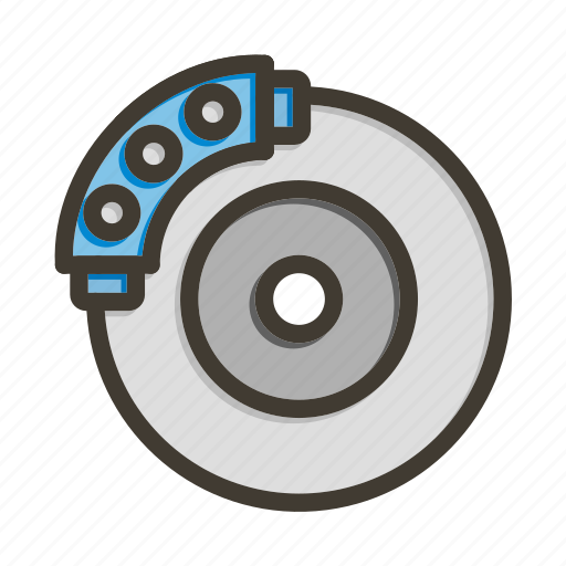 Brake disk, car, brake, vehicle, transport icon - Download on Iconfinder
