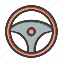 steering wheel, steering, wheel, car, vehicle
