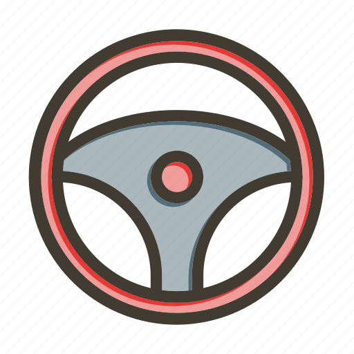 Steering wheel, steering, wheel, car, vehicle icon - Download on Iconfinder
