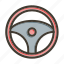 steering wheel, steering, wheel, car, vehicle 