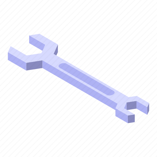 Car, mechanic, wrench, isometric icon - Download on Iconfinder