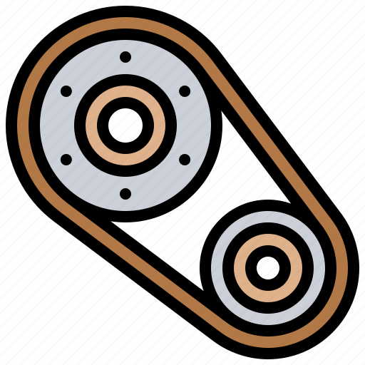 Belt, camshaft, car, chain, engine, timing icon - Download on Iconfinder