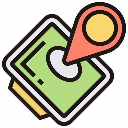 Gps, map, navigation, pin icon - Download on Iconfinder