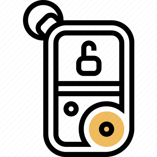 Key, car, unlock, remote, security icon - Download on Iconfinder