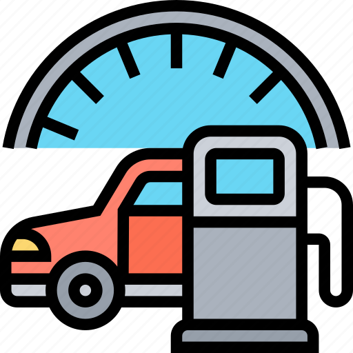 Gas, fuel, empty, dashboard, panel icon - Download on Iconfinder