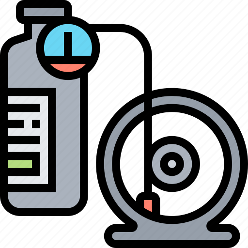 Inflate, tire, check, pressure, pump icon - Download on Iconfinder