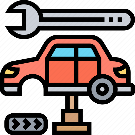 Tire, change, wheels, mechanic, workshop icon - Download on Iconfinder