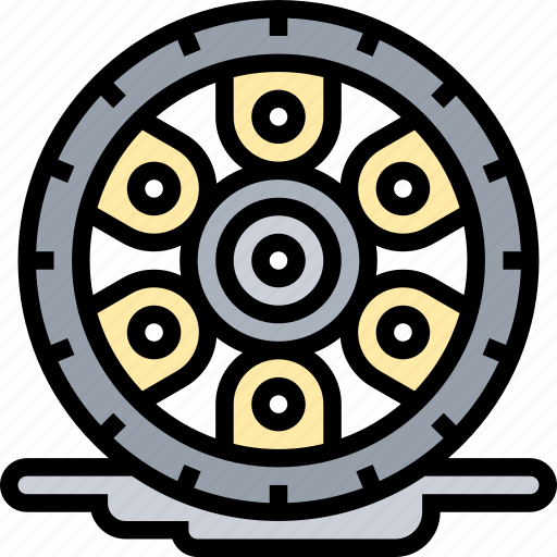 Tire, flat, accident, car, problem icon - Download on Iconfinder