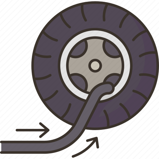 Inflate, tire, air, pressure, station icon - Download on Iconfinder