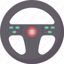 steering, wheel, car, drive, control