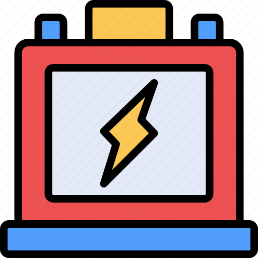 Battery, car, electricity, energy, service icon - Download on Iconfinder