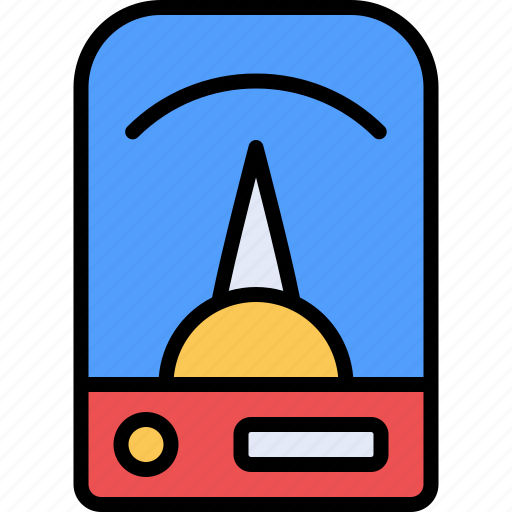 Volt, meter, power, electricity, tool icon - Download on Iconfinder