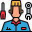 avatar, man, mechanics, people, uniform 