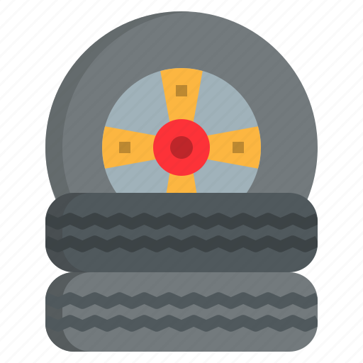 Automobile, car, garage, motor, repairing, tire icon - Download on Iconfinder