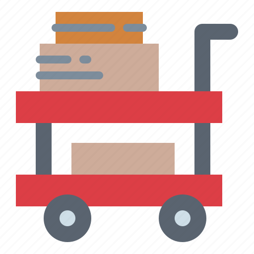Box, delivery, stock, trolley icon - Download on Iconfinder