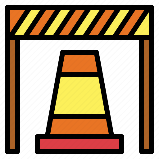 Cone, construction, improvement, tools, traffic icon - Download on Iconfinder