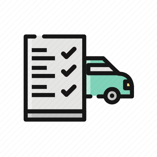 Auto, automobile, car, checklist, service, transport, vehicle icon - Download on Iconfinder