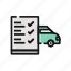 auto, automobile, car, checklist, service, transport, vehicle 