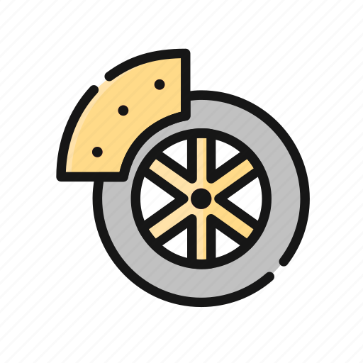 Auto, automobile, brake, car, disc brake, transport, vehicle icon - Download on Iconfinder