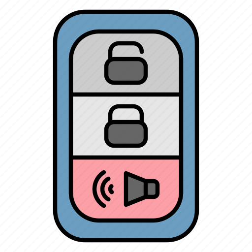 Radio, transport, wireless, car, key icon - Download on Iconfinder