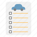 car, repair, service, checklist, maintenance, list