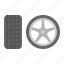 wheel, tire, rim, car, service, automobile 