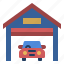 carservice, garage, house, home, vehicle, building 