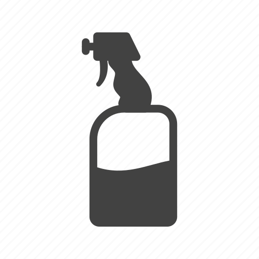 Bottle, clean, cleaner, liquid, plastic, spray, transparent icon - Download on Iconfinder