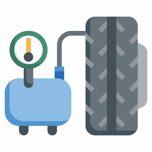 Inflate, tire, air, pump, miscellaneous icon - Download on Iconfinder
