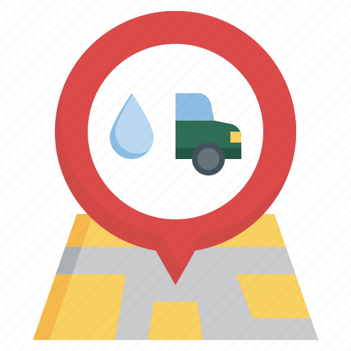 Location, car, wash, service, maps, automobile icon - Download on Iconfinder