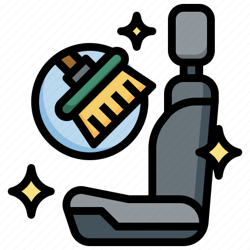 Seat, cleaning, car, wash, transportation icon - Download on Iconfinder