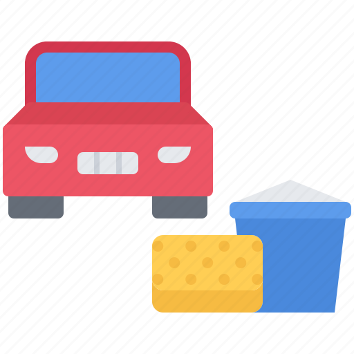 Machine, transport, bucket, foam, sponge, cleaning, washing icon - Download on Iconfinder